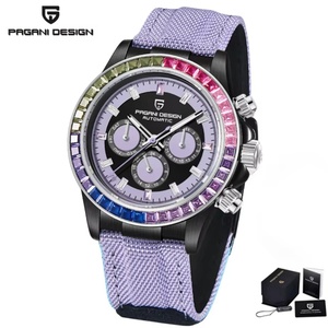 Reloj Mecánico Automático de Negocios PAGANI DESIGN PD1732 para Hombre, de Acero Inoxidable, Resistente al Agua, Luminoso y Multifuncional, Regalo para Hombre - Product Image 1