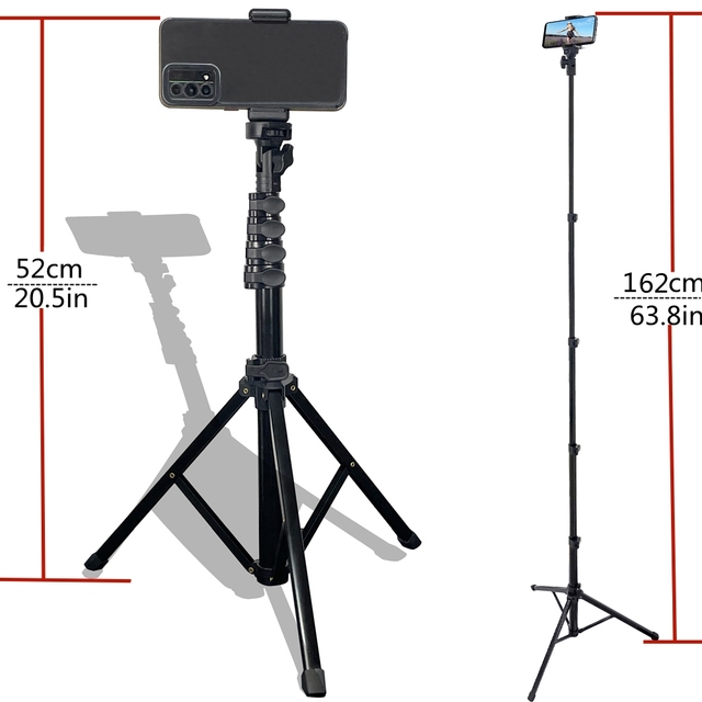 155cm Professional Photography Camera Accessories Tripod Light Portable Aluminum Tripod for Camera