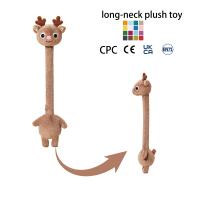 Peluche girafe douce et extensible à long cou, breloque de sac, jouet pour enfants et bébés