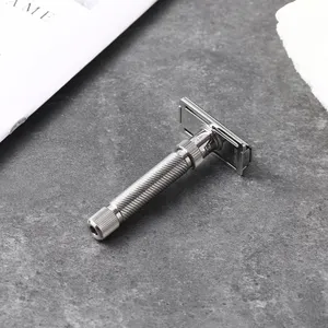 Yaqi Ultima pendenza in acciaio inox regolabile Slant Head Mens rasoio di sicurezza