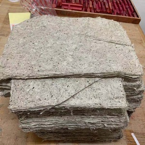 Papier en écorce de mûrier doux, couleur beige naturel, pour emballage cadeau, emballage de bouquets floraux - Product Image 5