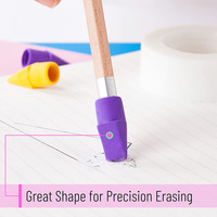 Bview Art Remplacement Coloré Crayon Gommes Toppers Crayon Cap Pour Crayon