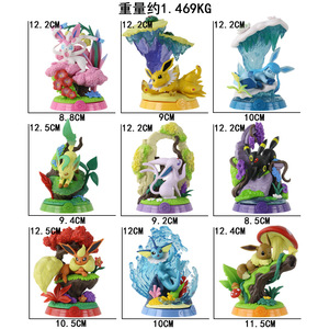 Colección de Figuras de Acción de Anime y Dibujos Animados: Pokémon Eevee, <span class=keywords><strong>Pikachu</strong></span>, Charmander, Gengar - Cajas Sorpresa de PVC para UFO Catcher - Product Image 2