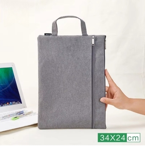 A4サイズ 防水二重層オックスフォード布製書類フォルダ ジッパーバッグ 収納バッグ (卸売・カスタマイズ可能) - Product Image 6