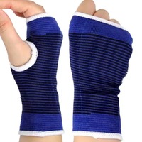 Attelle de poignet respirante en tricot avec logo personnalisé, confortable, avec trou pour le pouce, pour le syndrome du canal carpien, idéale pour le sport