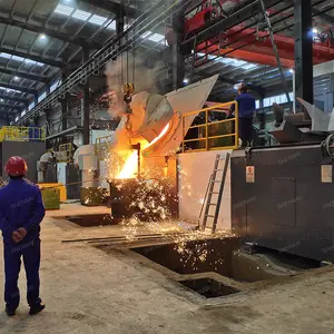 Metal Furnace Factory 100kg 500kg 1T 2T 5T Oven Foundry Casting Metal Melting Induction Copper Aluminum Furnace