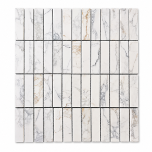 Carreaux de mosaïque en marbre blanc pour hôtel et salon - Design moderne et écologique - Product Image 1