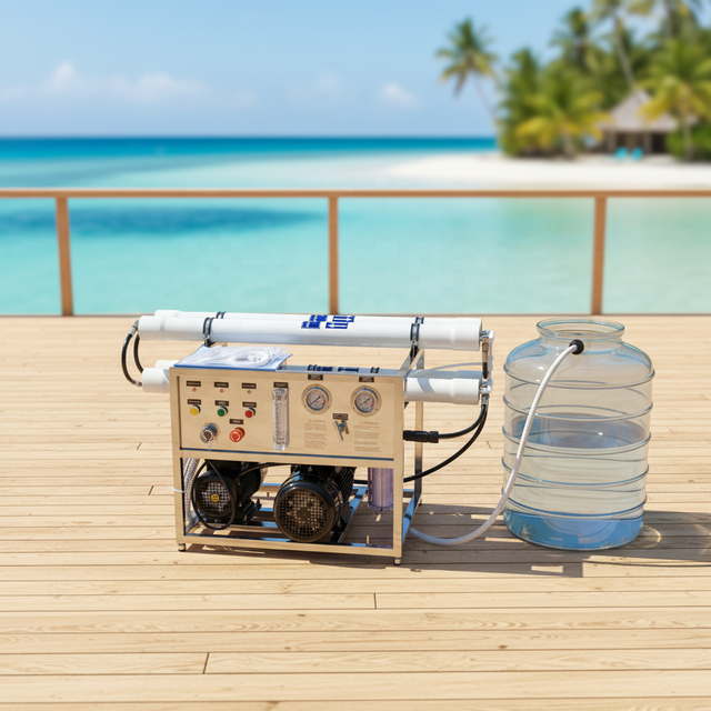 Ship Water Maker for Boat Seawater Desalination Machine Marine Watermaker Yacht Water Treatment Machinery Vessel Desalination