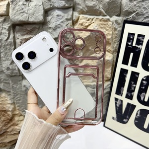 เคสใสกันกระแทกแบบ TPU ชุบไฟฟ้า สำหรับ <span class=keywords><strong>iPhone</strong></span> 17 และ S25 - Product Image 2