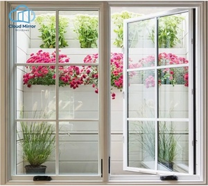 Fenêtre <span class=keywords><strong>coulissante</strong></span> en PVC avec grille décorative, fenêtre en vinyle pour <span class=keywords><strong>baie</strong></span> <span class=keywords><strong>vitrée</strong></span>, <span class=keywords><strong>rénovation</strong></span> de maison résidentielle - Product Image 4