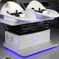 MAKER Double Skateboard 9D VR Surf Simulator Centre Commercial Métal Jeu à Monnaie Planche de Surf VR Machine de Jeu de Surf