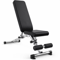 Chaise de fitness multifonctionnelle commerciale et domestique pliable pour exercices d'abdominaux, de press à la pliante et avec haltères