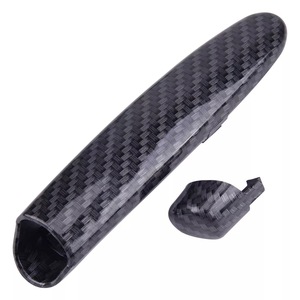 Cubierta de palanca de freno de mano con textura de carbono para Honda Civic 2006-2011, pieza de plástico ABS, número de pieza 47115SNAA82ZA - Product Image 4