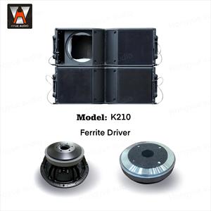2025 nuevo diseño de buena calidad K210 doble 10 pulgadas caja de altavoz de matriz de línea de 2 vías pasiva especial para puesta en escena al aire libre - Product Image 6