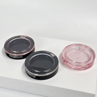 Stock limité, faible MOQ : Boîtier rond pour poudre libre (cosmétique, maquillage, blush, poudre fixante pour cheveux) et boîtier compact pour poudre
