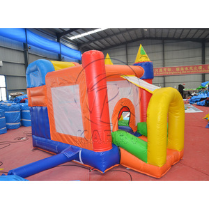 Château gonflable commercial en PVC très populaire pour les fêtes d'enfants, château de saut gonflable d'extérieur avec toboggan - Product Image 4