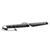Luz de Advertencia de Visera, Luz Estroboscópica LED Roja y Azul de 12V para Tablero, YL-314