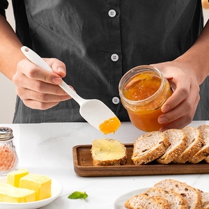 Espátula de Silicona de Grado Alimenticio para el Hogar, Espátula para Mezclar Crema y Repostería, Antiadherente, Juego de 6 Espátulas y Cucharas de Silicona para Hornear - Product Image 5