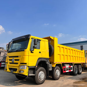 China Populaire Nieuwe Merk Sinotruk Howo Dump Truck 8X4 12 Wheeler 400hp 30 Kubieke Meter Dump Tipper Truck Te Koop In Gabon - Product Image 4