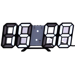 Bán Sỉ Đồng Hồ Treo Tường 3D Đồng Hồ Treo Tường Phòng Khách Trang Trí Nhà Cửa Phong Cách Hiện Đại Led Lớn - Product Image 1