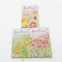 Carnet de notes A5 mignon et kawaii, personnalisable avec logo, motif floral, journal de voyage uni, impression personnalisée de carnets et de journaux