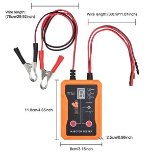 Kit d'outils de nettoyage et de test d'injecteurs de carburant EM288, testeur d'injecteurs de carburant automobile à 8 impulsions - Product Image 6