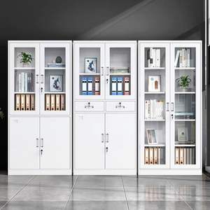 बेडरूम के लिविंग रूम या वेयरहाउस के लिए स्विंग डोर बहुमुखी कार्यालय फर्नीचर के साथ 2-डोर स्टील फाइलिंग कैबिनेट - Product Image 6