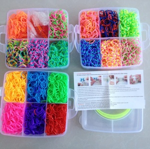 ยางร้อยเชือกคุณภาพสูง 3 ชั้น สีสันสดใส สำหรับเด็ก ทำเองได้ - Product Image 2