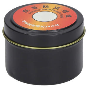 Logo personnalisé direct usine 36 heures <span class=keywords><strong>de</strong></span> longue durée <span class=keywords><strong>de</strong></span> combustion coupe-vent sans fumée d'urgence en plein air bougie en pot d'étain <span class=keywords><strong>de</strong></span> <span class=keywords><strong>survie</strong></span> - Product Image 2