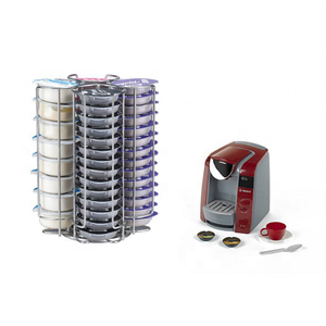 Distributeur de Capsules de café, organisateur de support de Capsules de café rotatif à 360 degrés, peut contenir 52 Capsules, <span class=keywords><strong>noir</strong></span> - Product Image 2