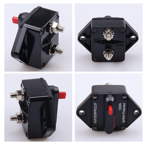 Disjoncteur plastique 2 pôles DC 12V 20A-200A étanche à réinitialisation manuelle pour bateau, camion, camping-car, audio automobile - Product Image 3