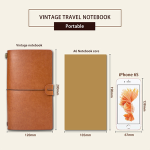 Nhật ký trường văn phòng nhà cung cấp A5 PU da Nhật Ký biểu tượng tùy chỉnh bìa cứng viết Tạp Chí máy tính xách tay với băng đóng đai - Product Image 6