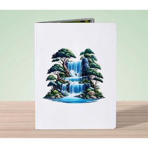 Pop Up Greeting Card 3D Father's Day Card For Dad Grandpa Godfather Irregular Shape <b>Paper</b> Digital Printing <b>Gloss</b> Lamination - Product Image 4