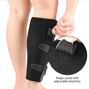 Support de mollet en cuir réglable avec cordon élastique, enveloppant et compressif pour l'exercice et la protection des mollets - Product Image 4