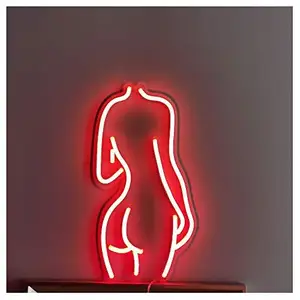 Lâmpada led decorativa macia e personalizada, alta qualidade, sexo, néon