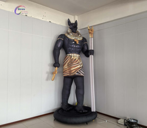 Ancienne Égypte Statue gonflable Anubis Impression <span class=keywords><strong>numérique</strong></span> Fournitures <span class=keywords><strong>de</strong></span> fête pour événement - Product Image 3