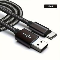 Câble de charge rapide USB vers Type C, adapté aux câbles de charge tressés pour Android, Samsung, Redmi et autres téléphones mobiles