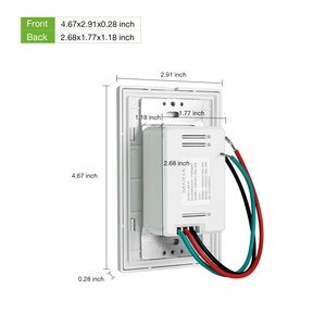 Rayzeek RZ021-10A-G 120V ul cơ thể tự động chuyển động <span class=keywords><strong>PIR</strong></span> chiếm chỗ trống dẫn ánh sáng cảm biến chuyển đổi - Product Image 6