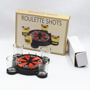 Jeu de quatre verres à liqueur personnalisé pour la fête, <span class=keywords><strong>roulette</strong></span> et jeux à boire - Product Image 6