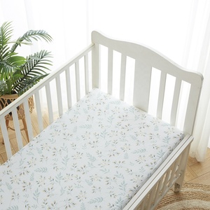 Muslin <span class=keywords><strong>Crib</strong></span> Sheets đối với cô gái và chàng trai, cotton trung tính được trang bị bé <span class=keywords><strong>Crib</strong></span> tấm cho tiêu chuẩn nôi nệm - Product Image 3