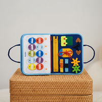 Livre d'activités Montessori personnalisable en feutre pour la maternelle, livre silencieux, livre sensoriel d'apprentissage précoce pour bébés, livre de stickers magiques, jouets pour enfants et tout-petits