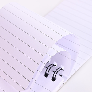 Customized High-End Spiral Notebook Colored A7 Loose Leaf Kraft Paper Square Shape 60 Sheets Non-Irritating Portable High - Product Image 4