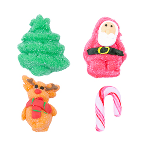 Amos Peelerz Noël Bonbons créatifs en gros Bonbons gélifiés en forme d'arbres pelables Saveur pomme - Product Image 6