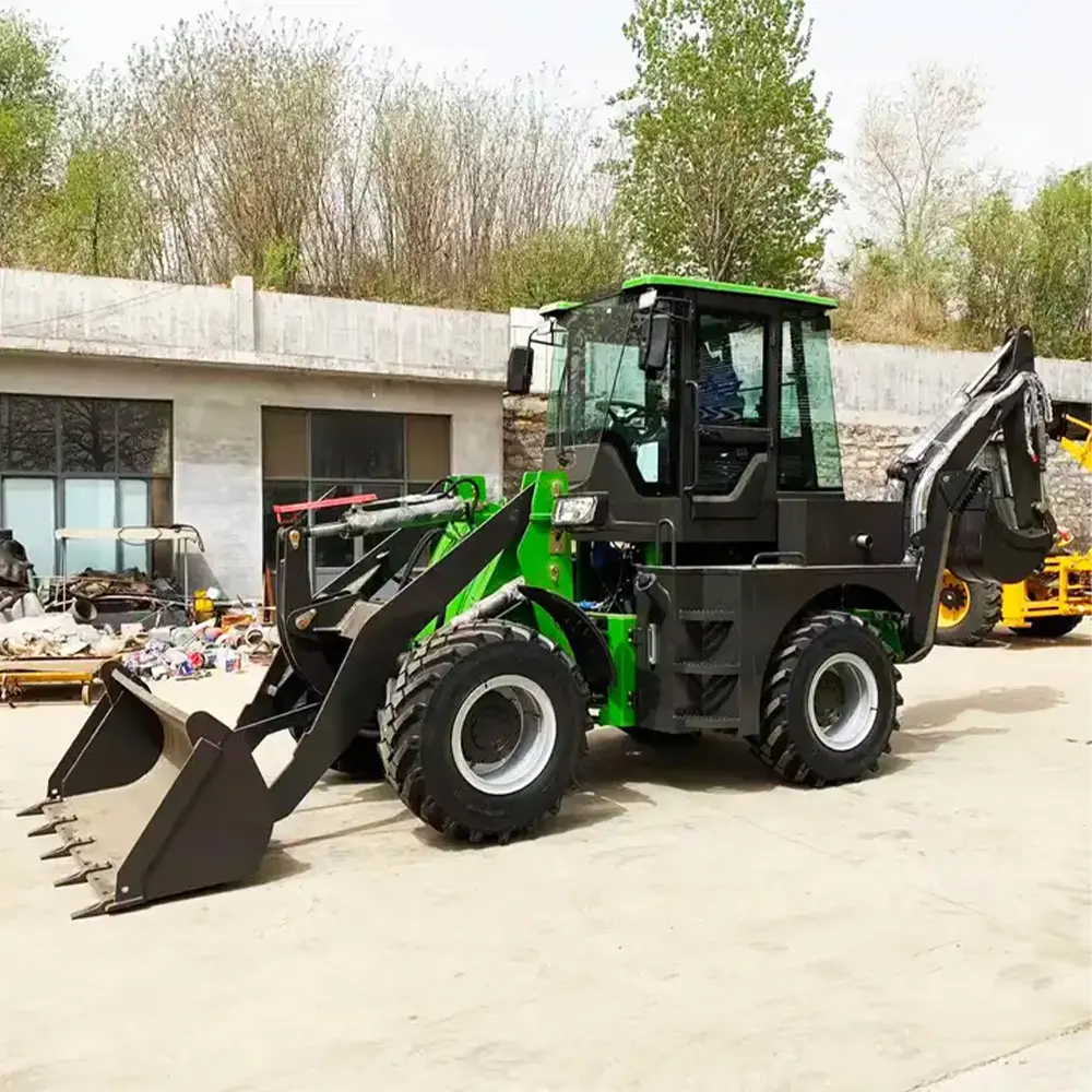 Novo Design Mais Barato Earth-Moving Machinery Barato Novo Usado Pequeno Mini Retroescavadeira Rebocável Escavadeira