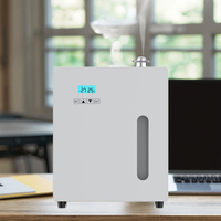 Système de parfum noir blanc Huile essentielle Diffusion d'air froid Diffuseur de nébulisation Tech Machine de nettoyage d'air d'arôme de qualité hôtelière