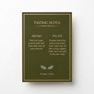 Biglietti di ringraziamento personalizzati di lusso in carta con lamina oro e goffratura <span class=keywords><strong>per</strong></span> olio d'oliva e prodotti alimentari gourmet - Product Image 4