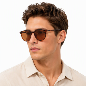 <span class=keywords><strong>Lunettes</strong></span> de soleil carrées anti-lumière bleue FL-41 en TR90 pour hommes et femmes, légères, protection UV400, tendance, pour usage quotidien, téléphone et ordinateur - Product Image 3