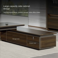 Mobilier de bureau de style italien moderne, bureaux de direction luxueux, bureaux de gestionnaire et de président de haute qualité