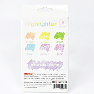 8 stylos surligneurs à paillettes, <span class=keywords><strong>marqueurs</strong></span> brillants pour la prise de notes des étudiants, le journalisation, le scrapbooking, l'art et l'artisanat - Product Image 5