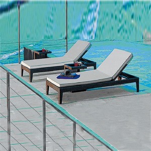 Chaise longue de jardin d'usine, chaise longue <span class=keywords><strong>en</strong></span> <span class=keywords><strong>rotin</strong></span>, ensemble de <span class=keywords><strong>salon</strong></span> de jardin A5257 - Product Image 4
